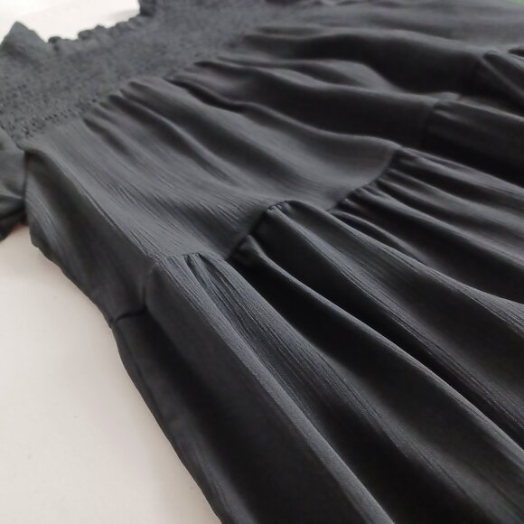 A-line Tiered Mini Summer Dress - Picture 6 of 16